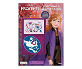 Disney Frozen 2 Crystal Sticker Keychain Coloring & Activity Book